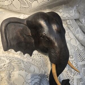 Elegant  Elephant Wall Sculpture